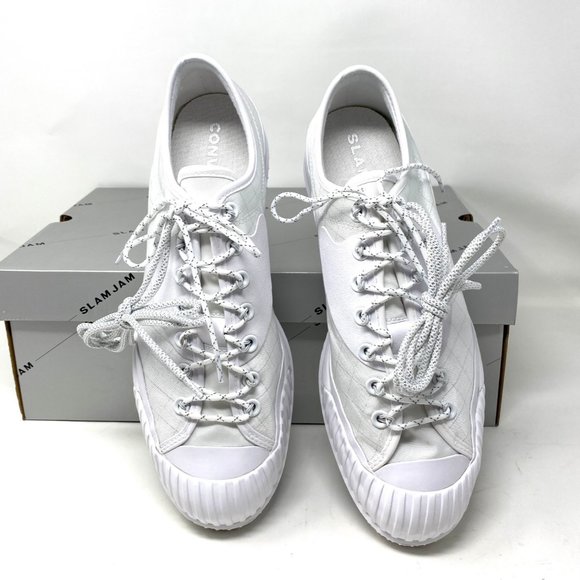 💖MEGA SALE💖Converse Men's Bosey MC Ox Canvas White Extra Pair Laces 171224C - Picture 4 of 11